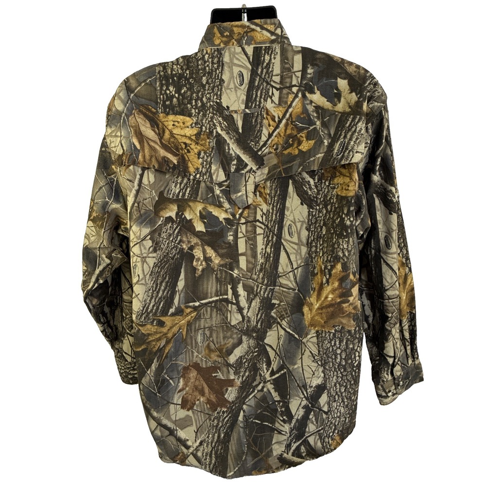 NWT Remington Rem-Lite Button Down Hunting Shirt RealTree Hardwoods Mens Large - Picture 8 of 9